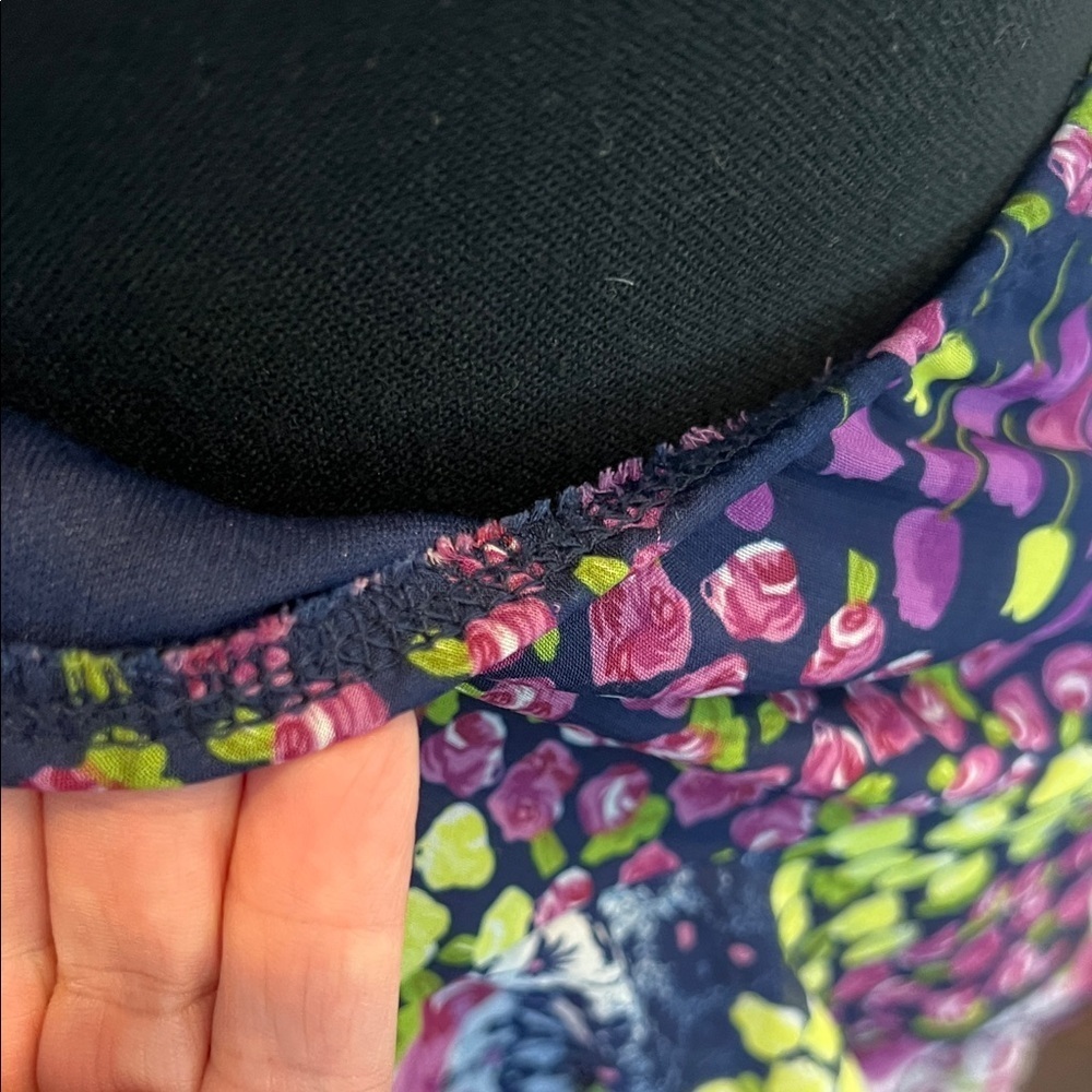 Floral Ruffle Mini Skirt - Multicolor - Picture 3 of 4